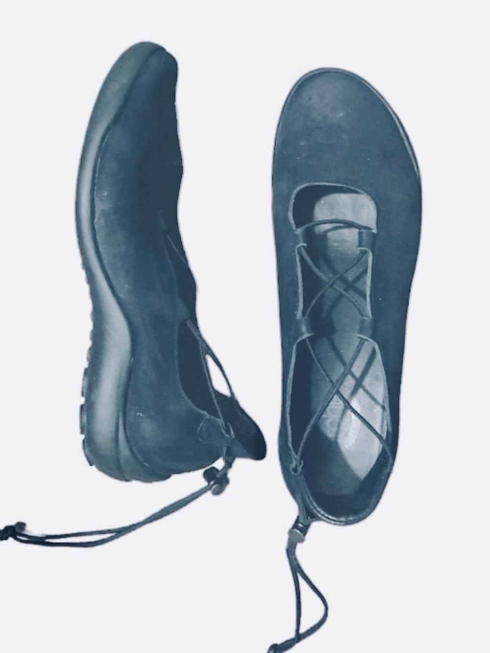 Arche France Made Suede Straps Ankle Wrap Loafers Size 8